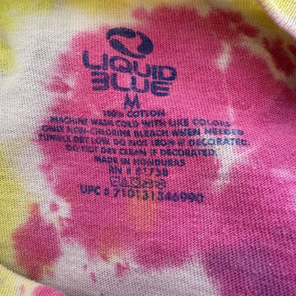 Liquid Blue 2016 Grateful Dead Spiral Dancing Bears Tie Dye T Shirt Sz M - Picture 8 of 9